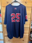 Jake Cosart Game Used Worn Portland Sea Dogs Blue Alternate   Bp Jersey