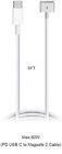5ft 60w Type C To Magsafe 2 Magnetic Charging Cable For Macbook Pro Air   T-tip