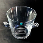 Tiffany   Co Scroll Champagne Bucket  Blown Lead Crystal  60 Oz  Made In Italy