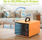 Upgraded Ozone Machine 50 000mg h Powerful Ozone Generator Odor Removal
