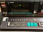 Aiwa Wx-220 Stereo Double Cassette Deck New Belts Serviced Tested Vintage Japan