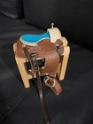 Nice Breyer Saddle Stand With Custom Horse Saddle   Bridle Traditional Series