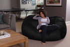 Love Sac Adult Bean Bag Chair Fuf Huge 6  Media Lounger Memory Foam Cozy Soft