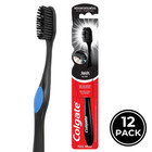 12-pack Colgate 360   Charcoal Toothbrush Floss Tip Soft Bristles  Cleans 2x Deep
