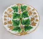Meissen Porcelain Hand Painted And Gilt Leaf And Grapevine Footed Compote 19th C