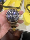 Invicta Pro Diver Scuba Quartz Chrono Date 48mm Gold blue 200m Box