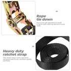  Retractable Strap Heavy Duty Car Cargo Tie Down Hook Straps Ratchet