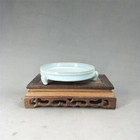 5 5  Chinese Porcelain Ru Kiln Celeste Glaze Three Foot Writing-brush Washer