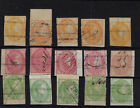 Venezuela  1871  Scott 022 To 36  Set Complete  Used Sheet Edge  Ebve049a