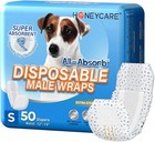 50 Pack Waist Disposable Dog Diapers Male Wraps Belly Bands Pet Soft All Sizes