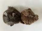 Vintage Puffins 1994 Porcupine   Bear Plush Stuffed Animal Toy Swibco Lot Of 2
