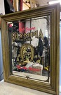 Vtg Olympia Beer  it s The Water  Good Luck Horseshoe Wall Mirror Sign 14x16 75