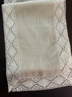 Beige Vintage Style Table Runner With Lace 14 X 72 Inches