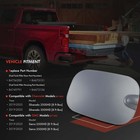 84736200 Fuel Tank Filler Cap Door Fit For Chevy Silverado 2500 3500 Hd For Gmc   