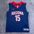 Nike Elite Arizona Wildcats Basketball Jersey Navy Blue Kids Medium 12 14  15