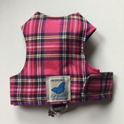 Butterfly Cat Jackets - Cat Walking Harness Jacket Tartan Plaid Fabric Designs