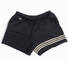 Adidas Men s Athletic Shorts 2xl Black white 3-stripes Drawstring Pockets