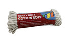 1 Pc  6 Natural Color 100 Ft Cotton Clothesline Rope Multi Use Arts And Crafts