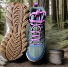Columbia Strata Trail Womens Gray Mid Top Waterproof Hiking Boots Sz 8 5