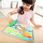 Melissa   Doug Forest Friends Touch   Feel Wooden Puzzle  5-piece Chunky Toddler