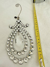Crystal Drop Christmas Tree Ornament Designer Rare 6  Large