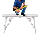 Folding Scaffolding Portable Work Platforms Step Ladder Height Adjustable Us New
