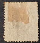 Argentina Scott  30 Gj  45 - 1c On 5c Vermilion - Used - Vf - 1877