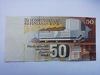 Finland 1986 50 Markkaa Mark Banknote Note Nice Crisp Condition