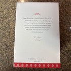 New Hallmark 2017 Christmas Commemorative  5 Glass Ball Series Keepsake Ornament