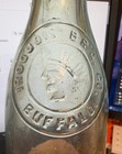 Iroquois Brewing Company Pre-prohibition Embossed Beer Bottle Buffalo Ny Rare