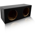 1 50 Ft   Dual Sealed Mdf Sub Woofer Enclosure For 10  Car Audio Subwoofer Pair