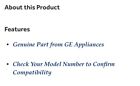 Ge Wd21x31902 Control Board -dish Washer Control Board-ui Board