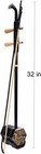 Traditional 32 Inch Erhu  Hand-carved Ethnic Musical Instrument For Beginners