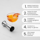 A Bar Above Premium Japanese Jigger 8 Precise 1-pack Jigger  Stainless Steel 