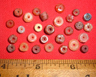  28  Choice Colorful Small Sahara Neolithic Stone Beads 3 000-8 000 Yrs Africa