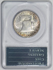 1958 Franklin Half Dollar Pcgs Ms65 Ogh Rattler Toned Beautiful 