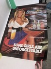 Lot Of 2 Vintage 1980-90 s St Pauli Girl Beer Posters - 2 Sizes