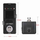 Metal Guitar Tuner Pedal Lcd Display True Bypass A0-c8 Range For Guitar Bass