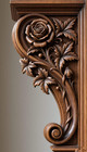 Classic Old World Handcrafted Wooden Corbel Bracket For Interior   Exterior Deco