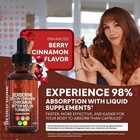 Berberine 3000mg Gymnema apple Cider Vinegar chromium ceylon Cinnamon 2oz Drops