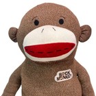 Dan Dee Jumbo Sock Monkey Plush 35    Giant Stuffed Animal Knit Doll 2011 Toy Big