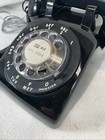 Vintage 1970s Western Electric Bell System Black Rotary Dial 500 Desk Telephone