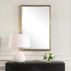 Uttermost 09993 Sutton Vanity Mirror Aged Gold Plaster Effect 24  X 36 