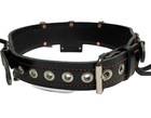 Low Pro Leather Mining Work Belt W brass Or Nickel Grommets Important   Read Siz