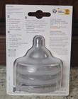 Brand New Pack Of 3 Boon Nursh Curve Silicone Bottle Nipples Extra Slow Flow 0m 