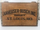 Vintage Budweiser Anheuser Busch Centennial Wooden Beer Crate Box 1876-1976