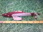 Vtg Hand Carved Wood Fish House Decoy Old Ice Fishing Pike Spearing Lure Tackle