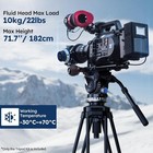Sirui Sq75 Heavy-duty Carbon Fiber Rapid-system Tripod With Vhs10 Head