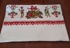 Vtg Mcm Christmas Tablecloth Musical Theme Ec No Stains No Holes No Repairs