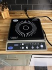 Globe Ir1800 Low Profile 1800w Electric Countertop Induction Range 120v